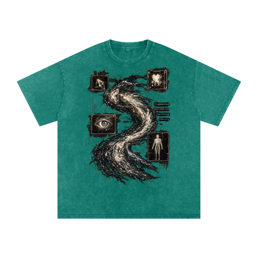 Fragments Become Whole luxury washed cotton streetwear T-shirt, alternate color and garment view 27