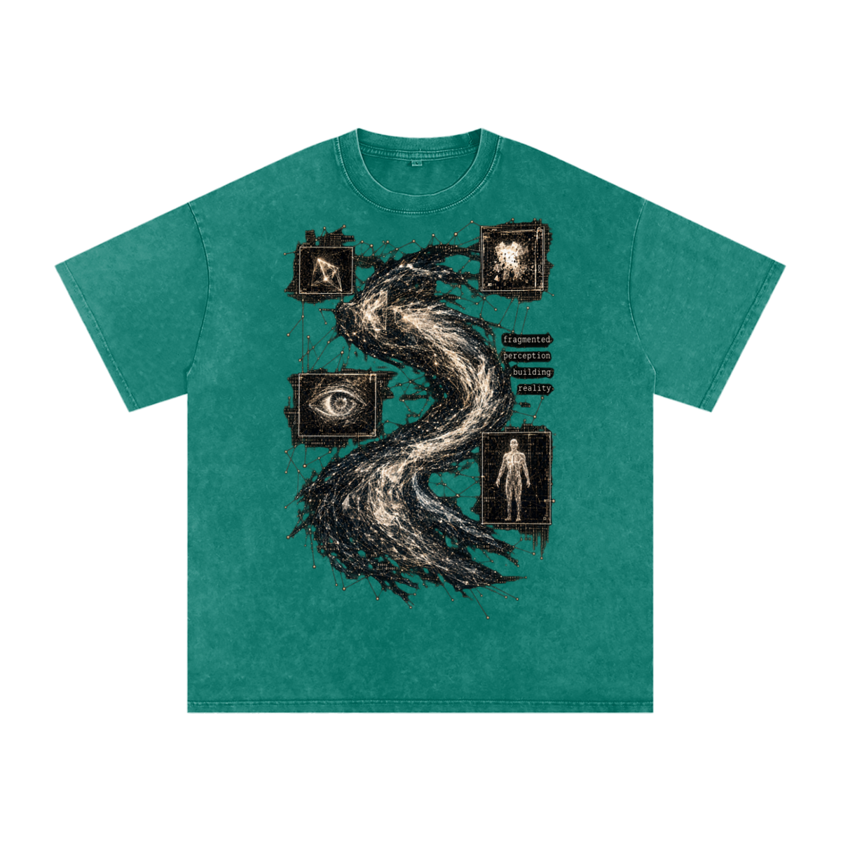 Fragments Become Whole luxury washed cotton streetwear T-shirt, alternate color and garment view 27