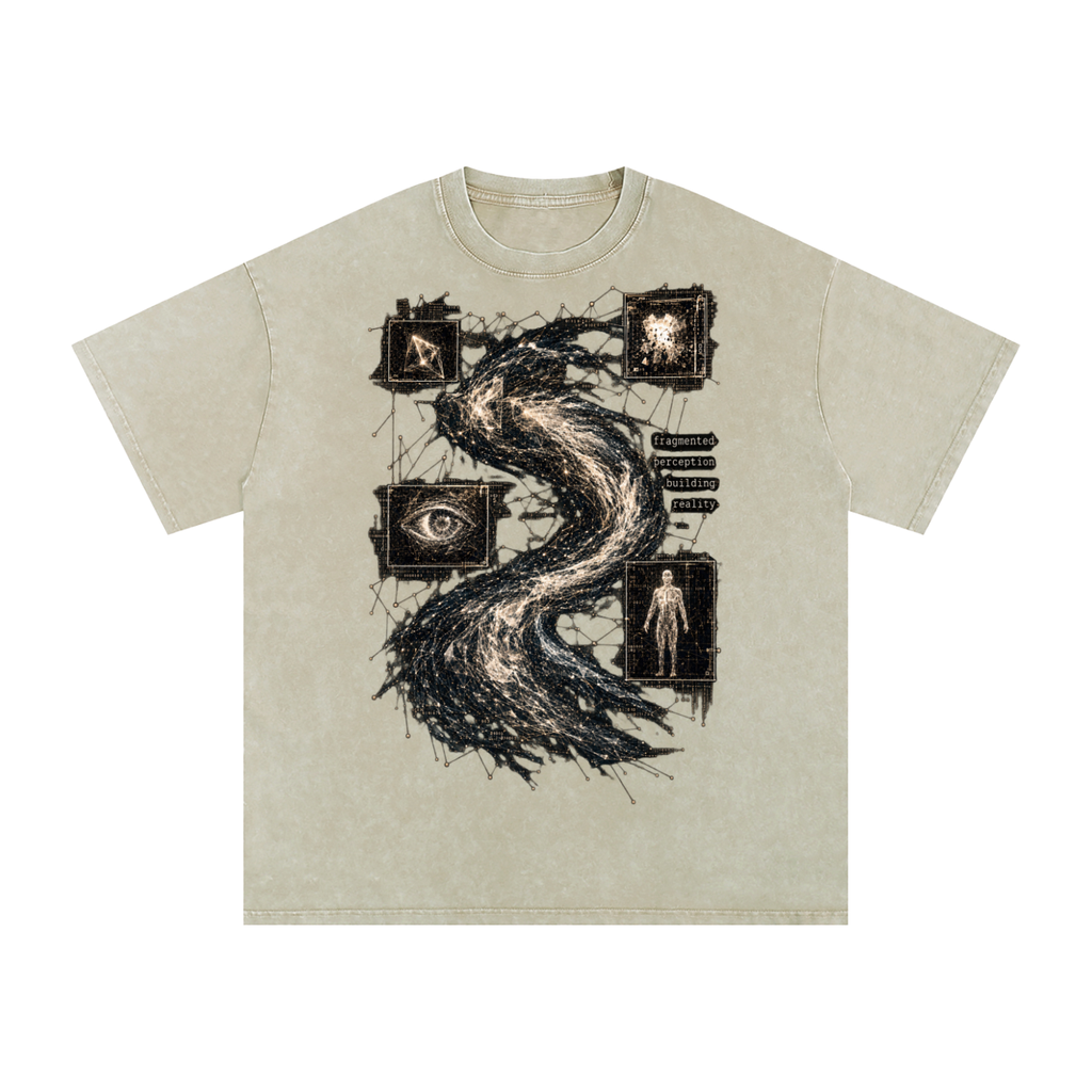 Fragments Become Whole luxury washed cotton streetwear T-shirt, alternate color and garment view 35