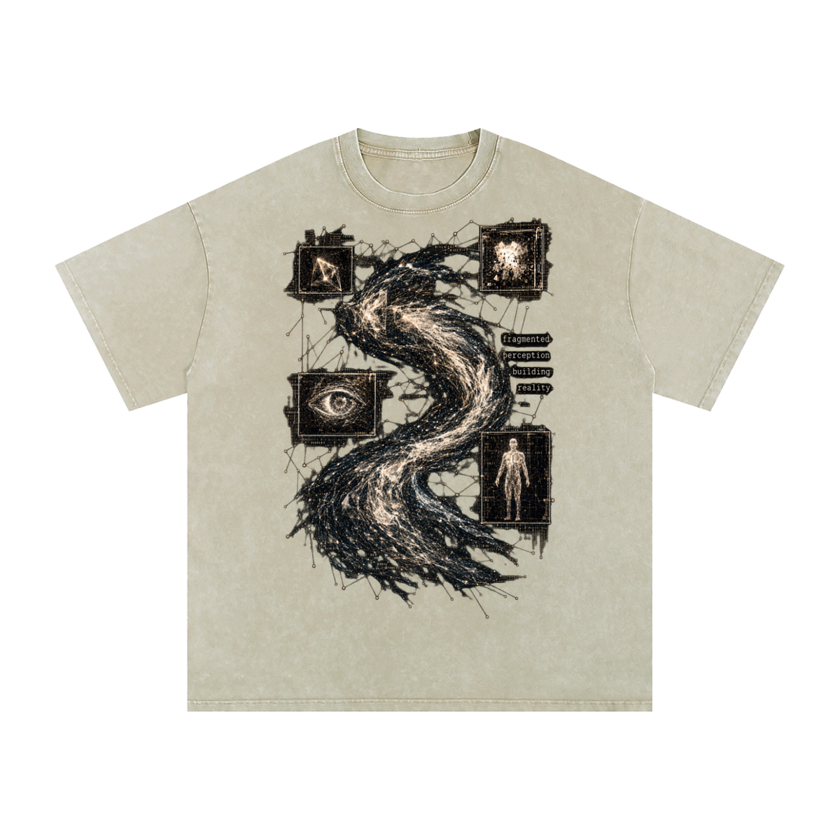 Fragments Become Whole luxury washed cotton streetwear T-shirt, alternate color and garment view 35