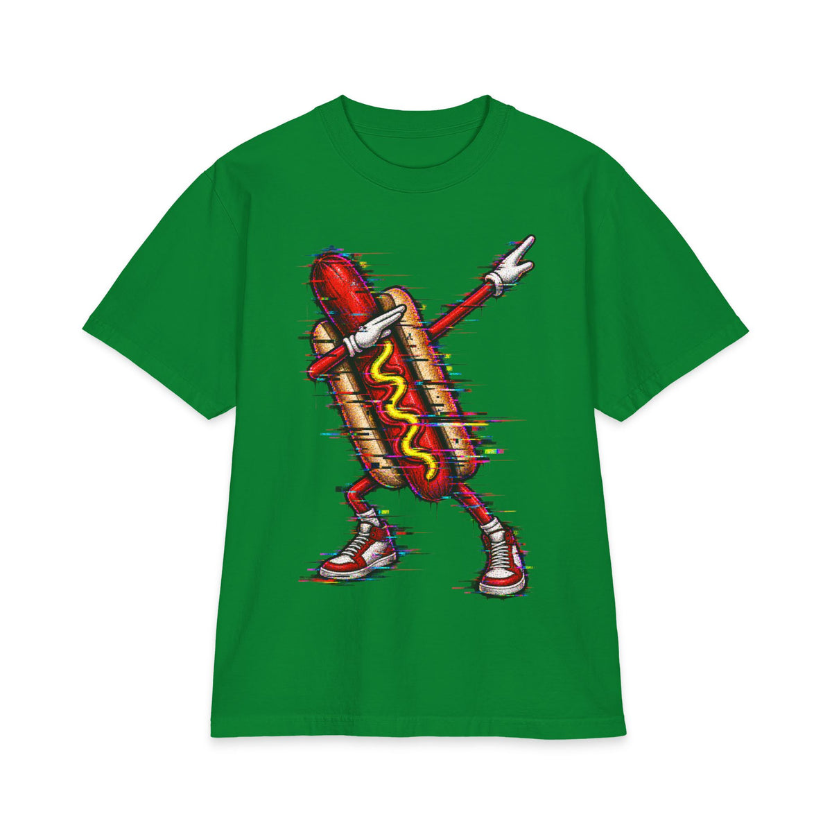 GlitchDog Luxury Tee - Vintage Glitch Meme