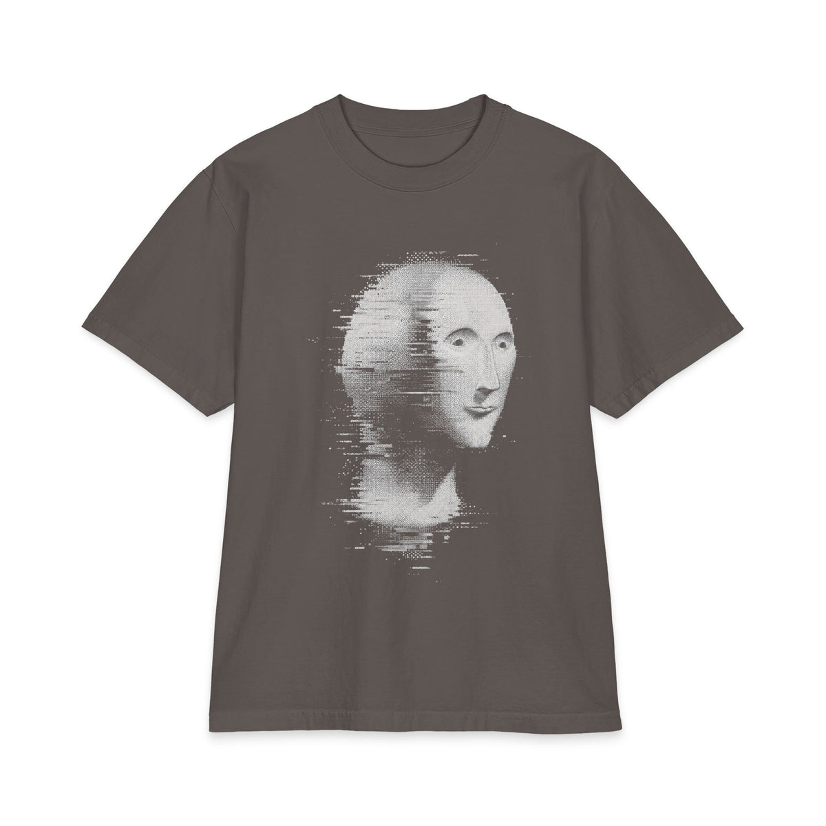 GlitchMan Luxury Tee — Vintage Glitch Meme