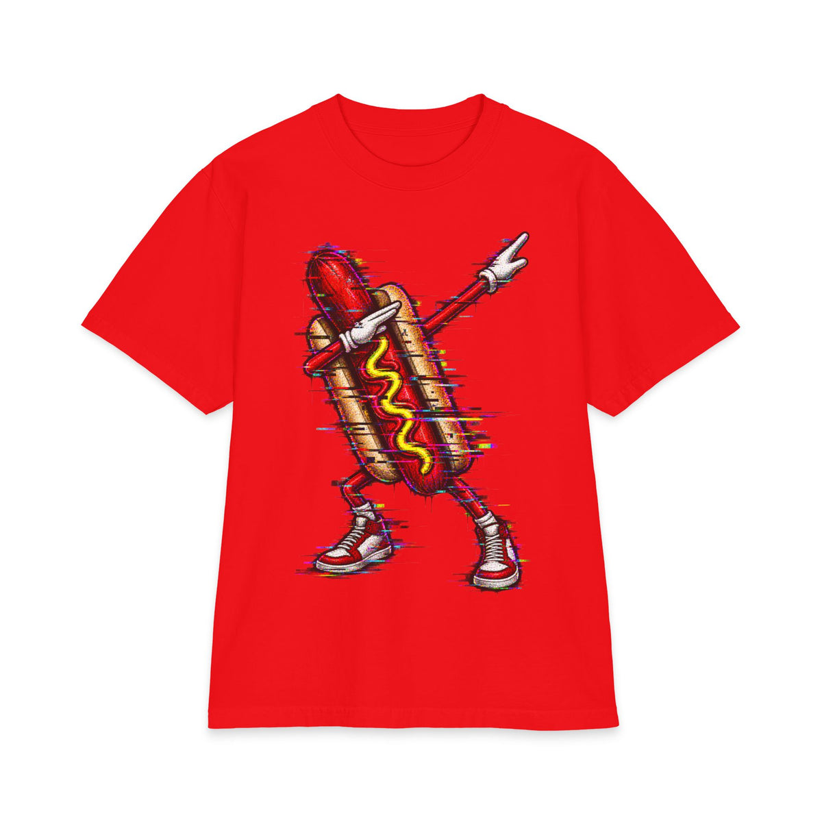 GlitchDog Luxury Tee - Vintage Glitch Meme