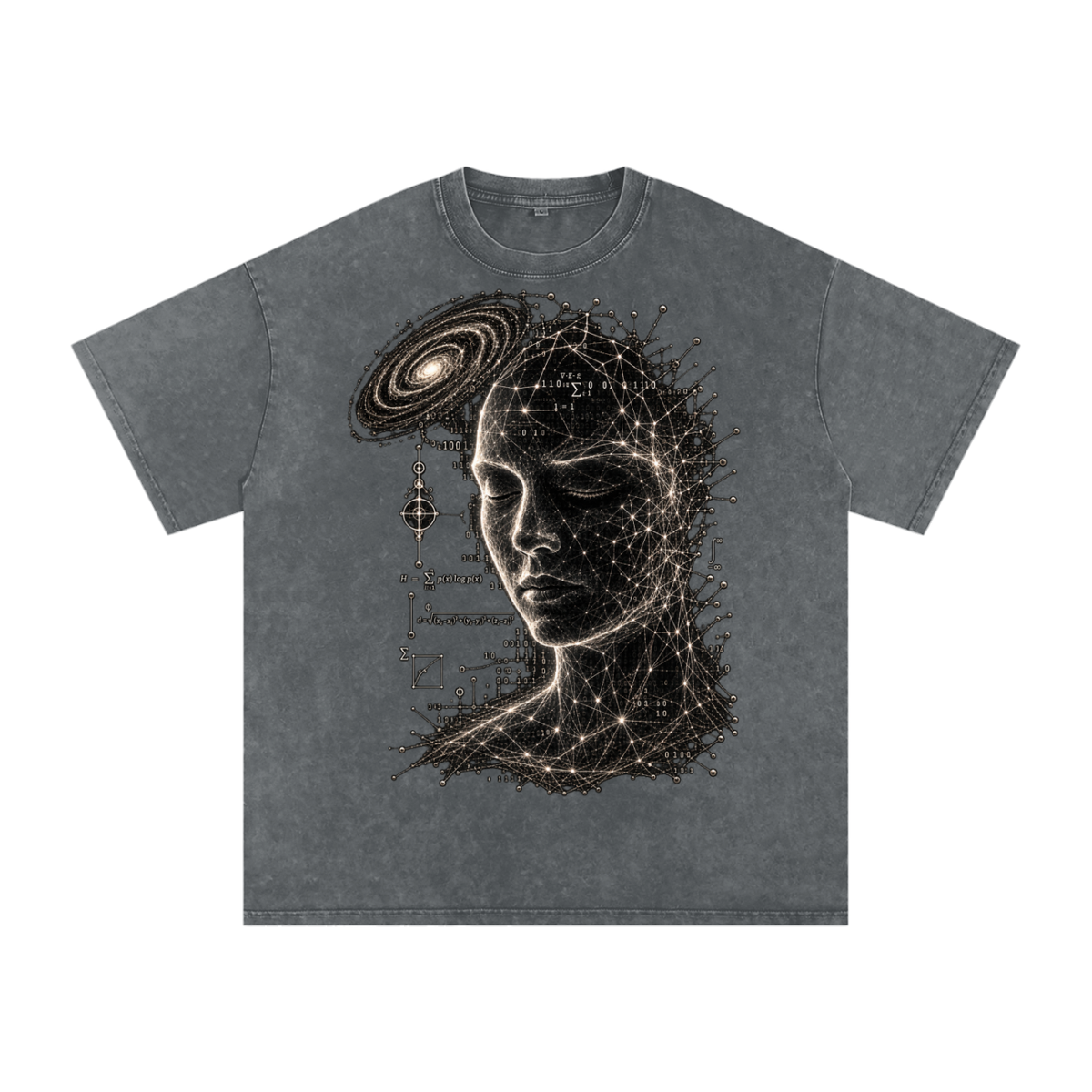 Minds as Mirrors luxury washed cotton streetwear T-shirt, alternate color and garment view 31