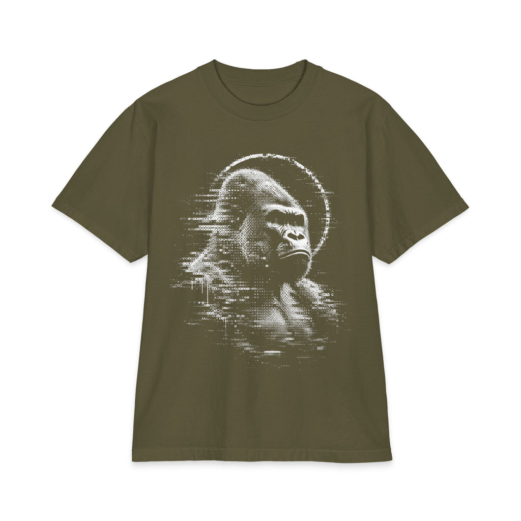 RipGorilla Luxury Tee — Vintage Glitch Meme