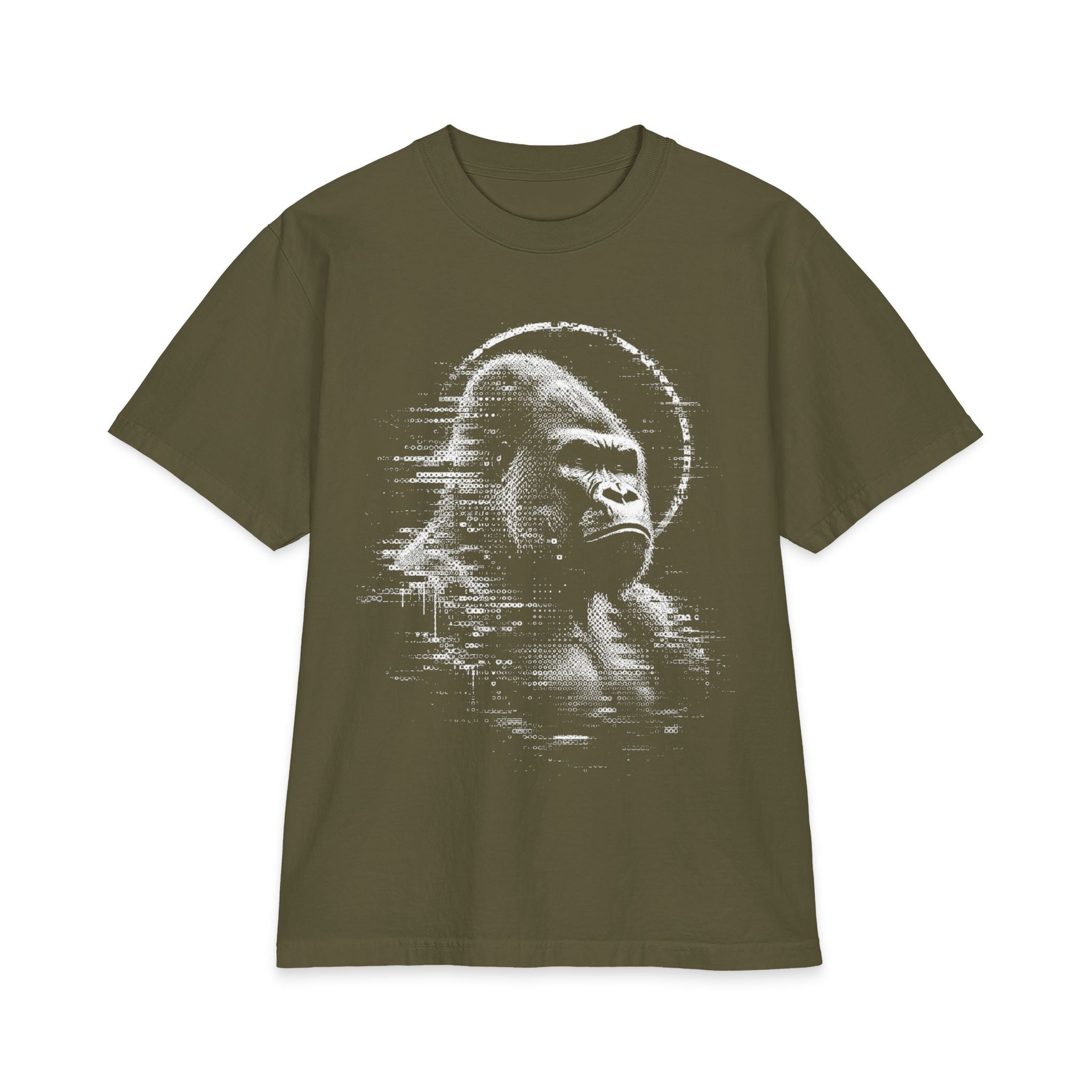 RipGorilla Luxury Tee — Vintage Glitch Meme