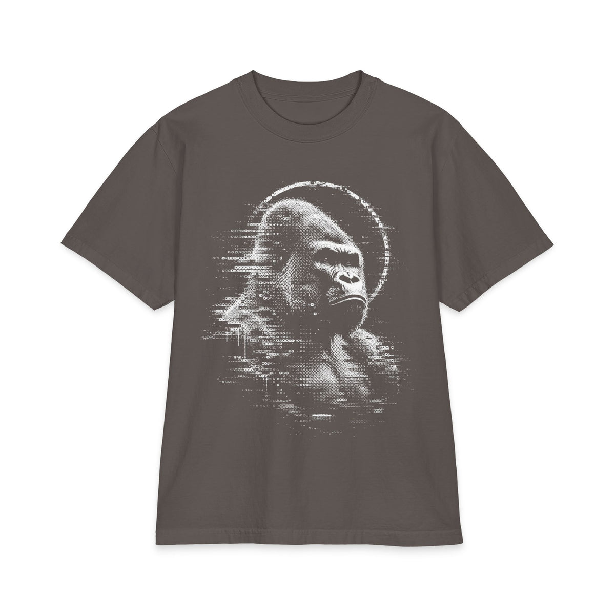 RipGorilla Luxury Tee — Vintage Glitch Meme