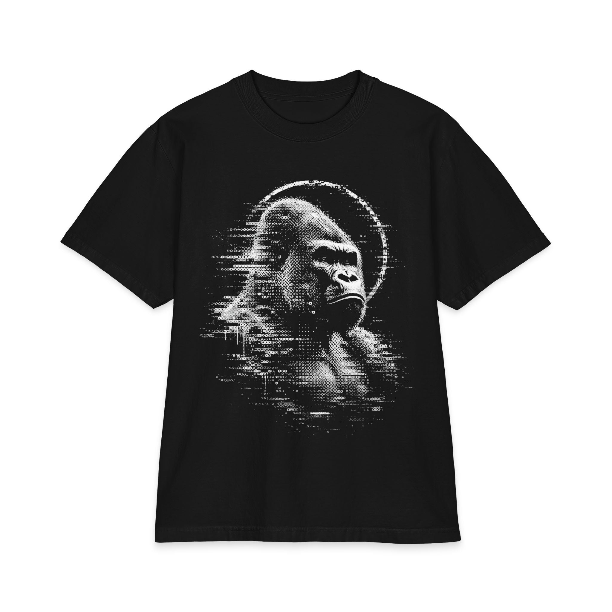 RipGorilla Luxury Tee — Vintage Glitch Meme