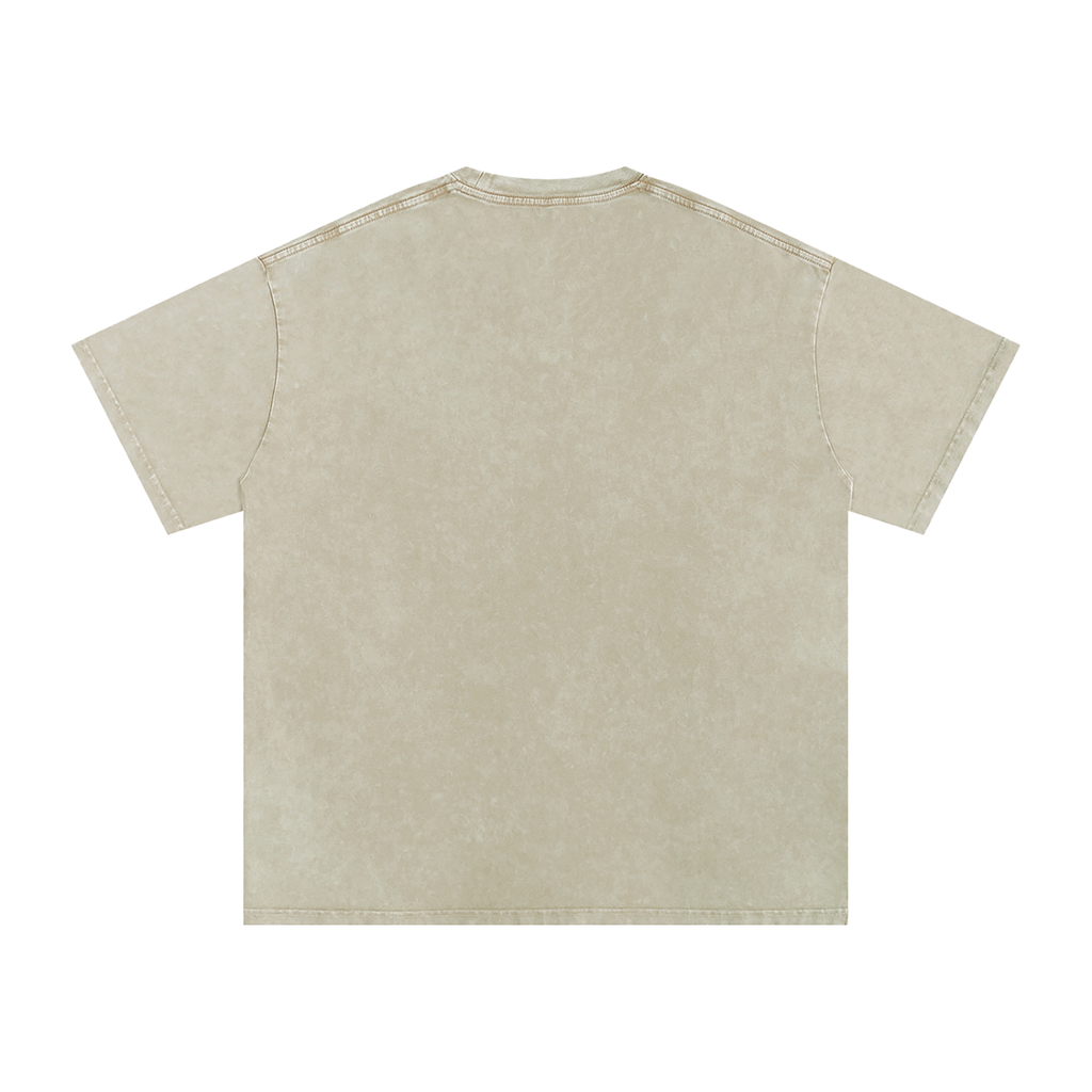 Cities of Pattern luxury washed cotton streetwear T-shirt, alternate color and garment view 36