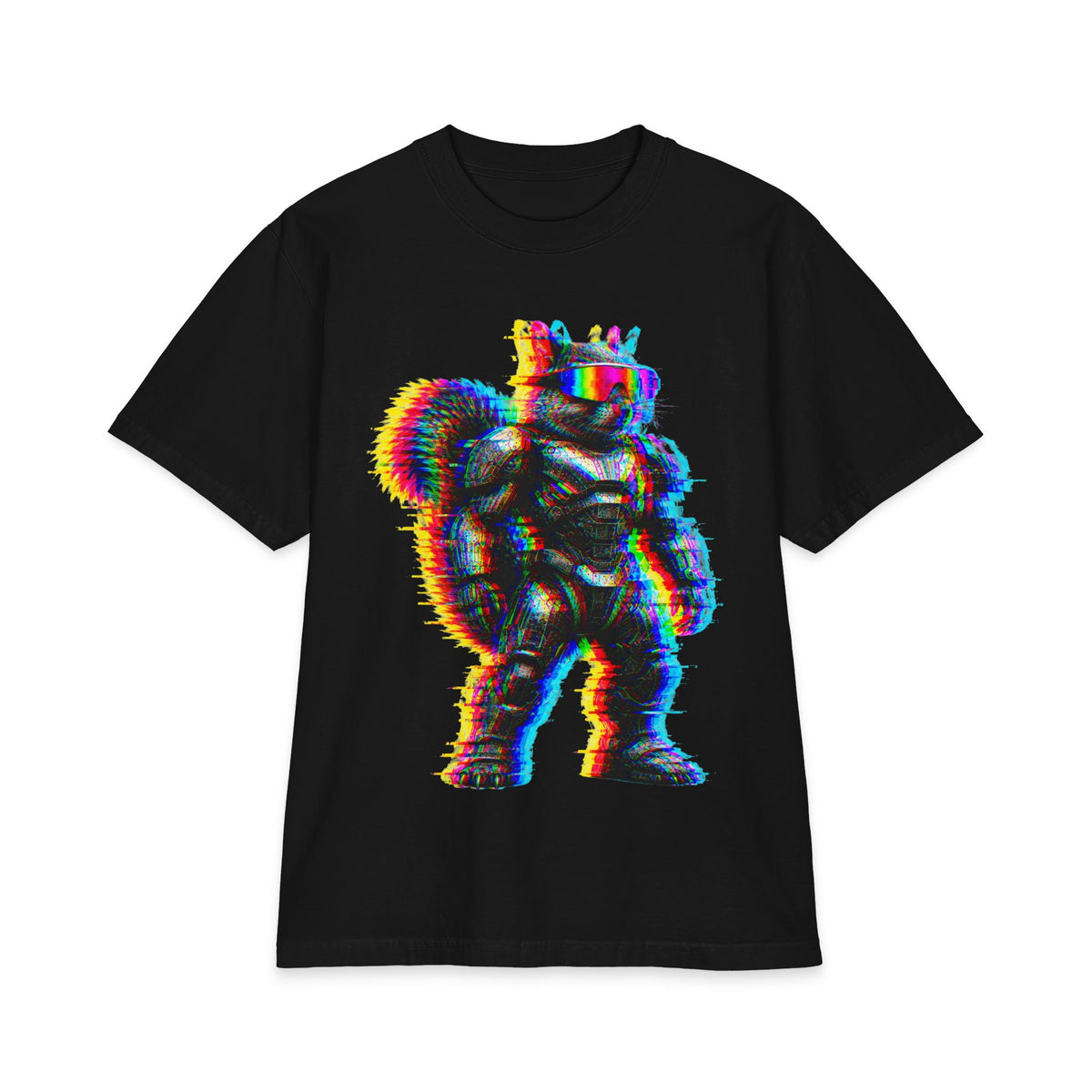 GlitchNuts Luxury Tee — Vintage Glitch Meme