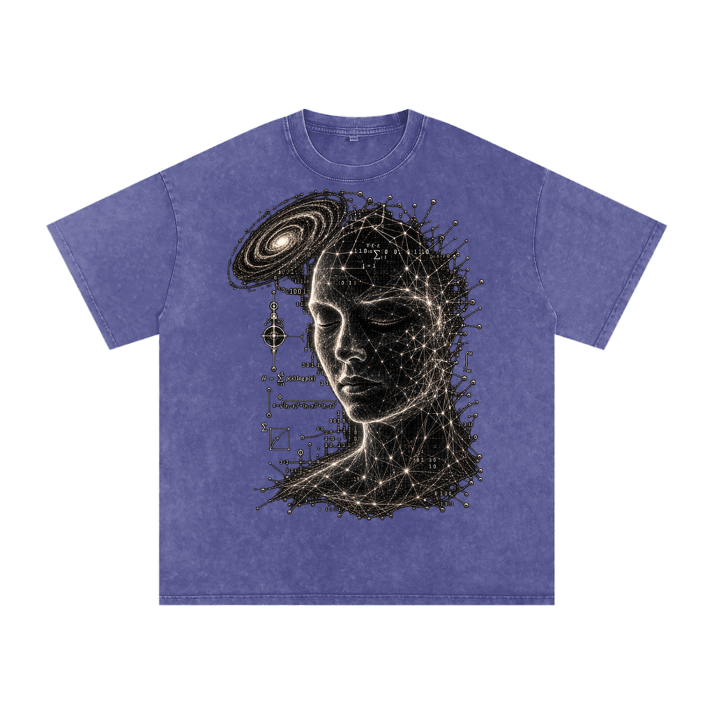 Minds as Mirrors luxury washed cotton streetwear T-shirt, alternate color and garment view 25
