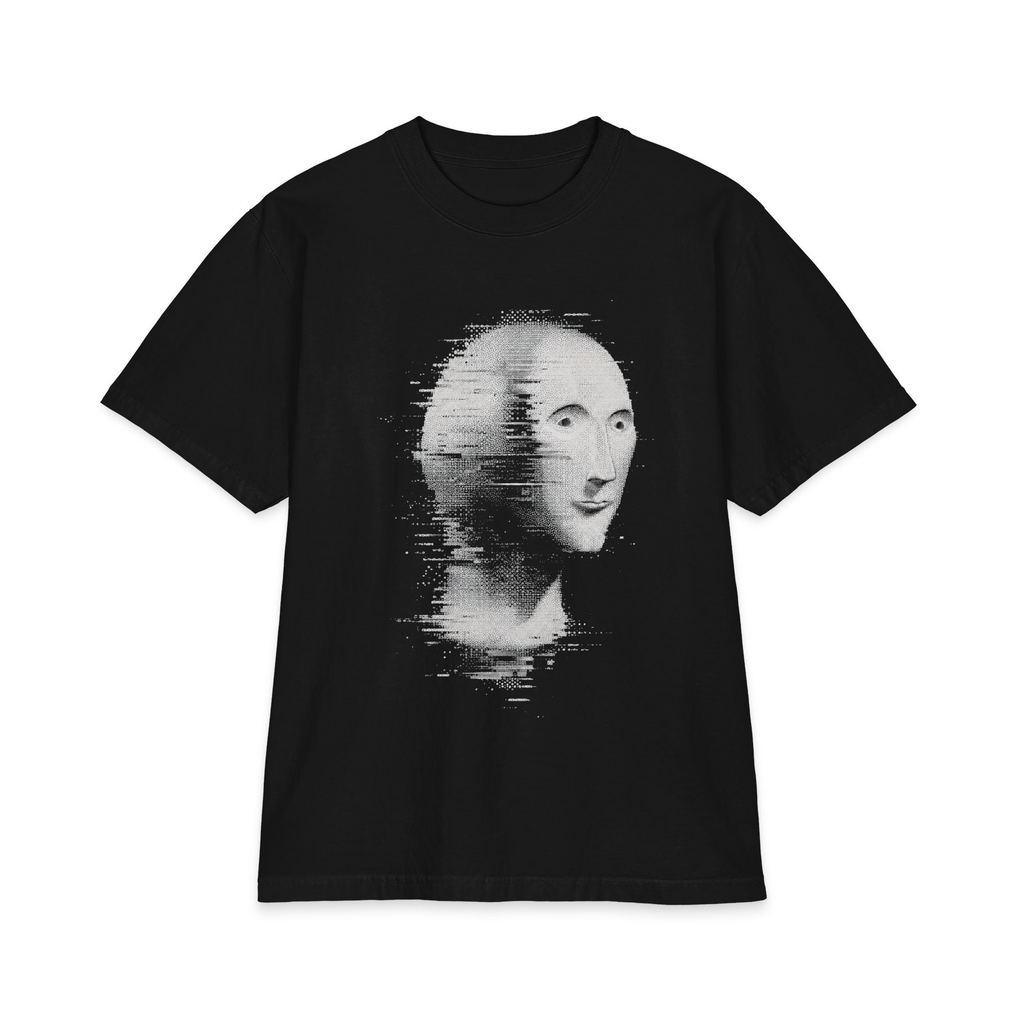GlitchMan Luxury Tee — Vintage Glitch Meme