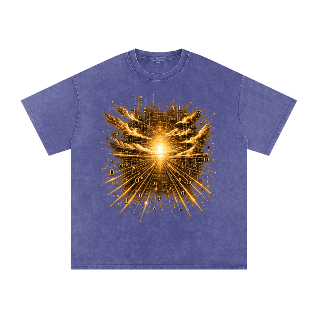 Time Is a Thread luxury washed cotton streetwear T-shirt, alternate color and garment view 25