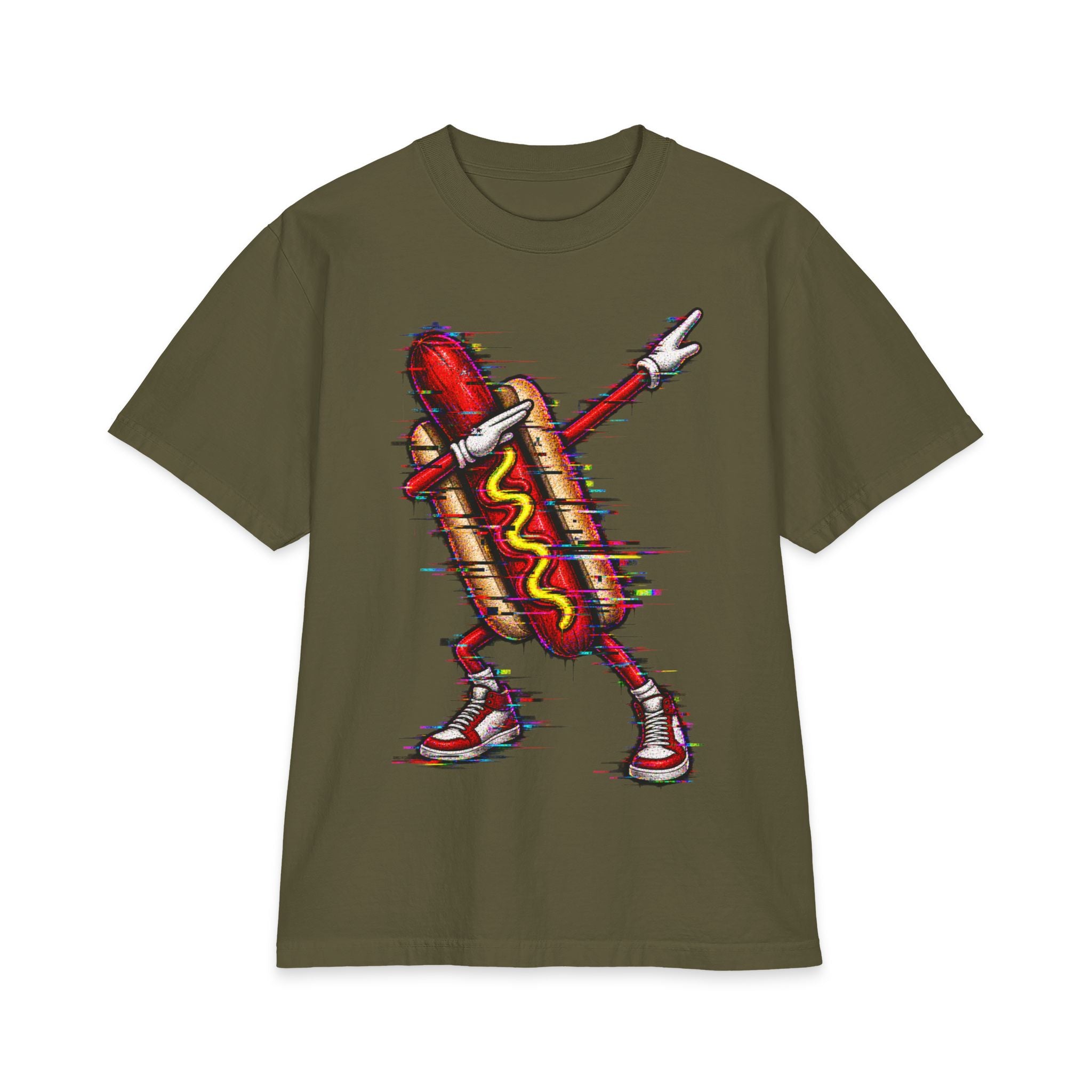 GlitchDog Luxury Tee - Vintage Glitch Meme