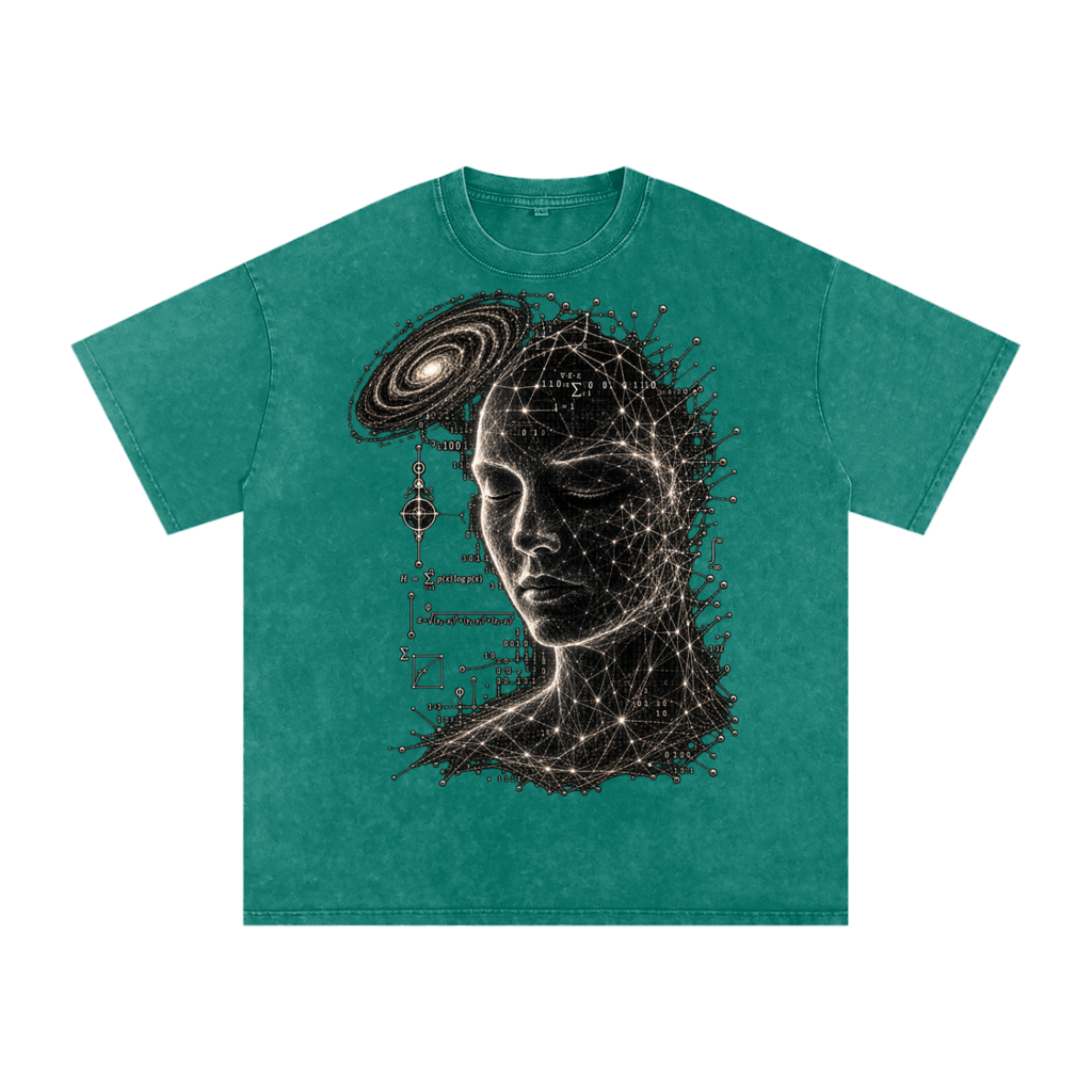 Minds as Mirrors luxury washed cotton streetwear T-shirt, alternate color and garment view 27