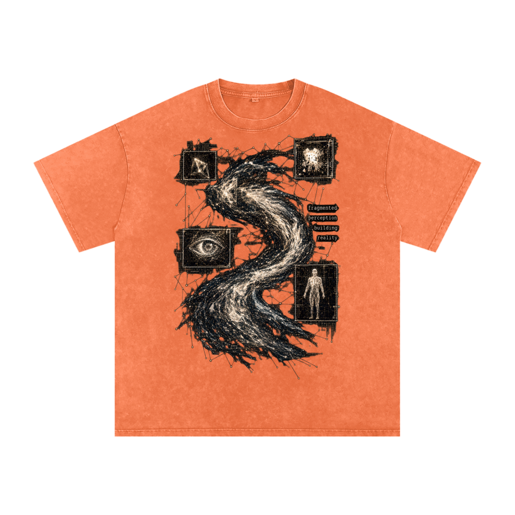 Fragments Become Whole luxury washed cotton streetwear T-shirt, alternate color and garment view 13