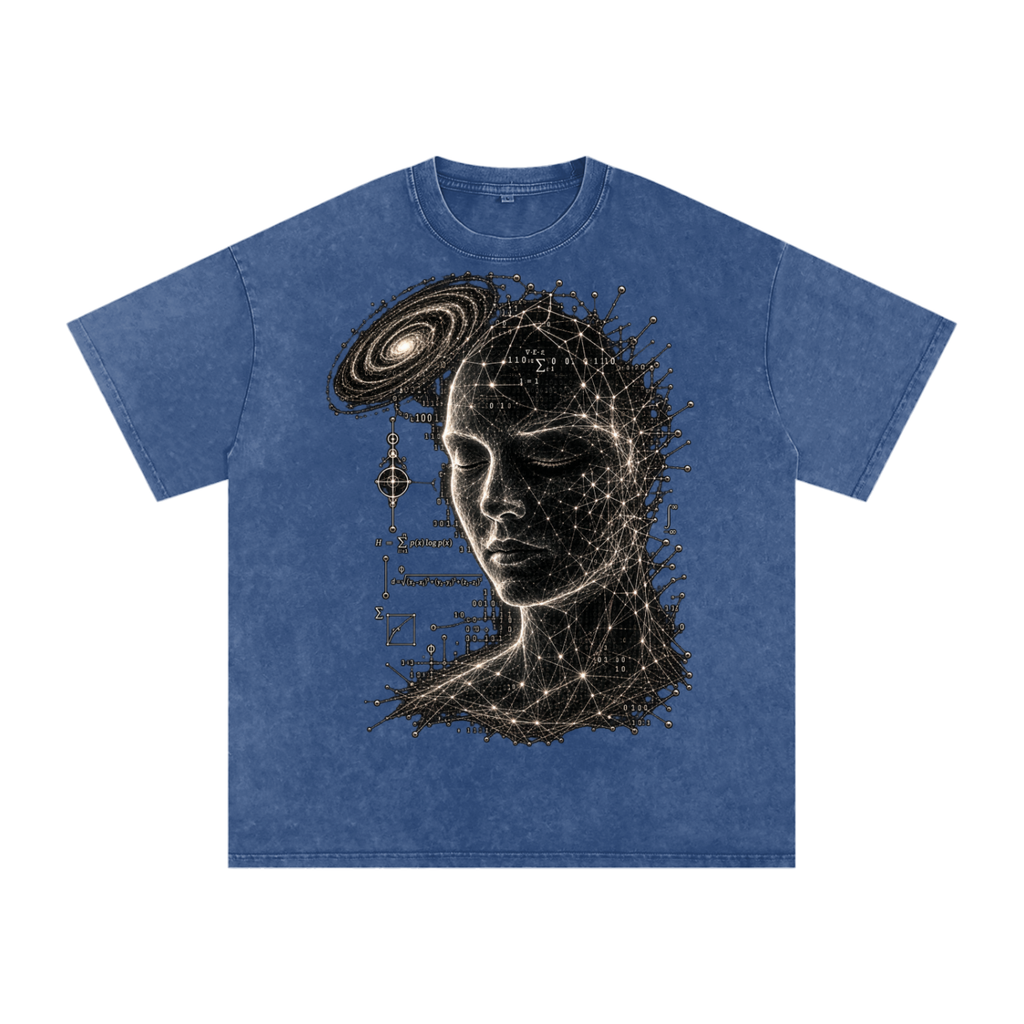 Minds as Mirrors luxury washed cotton streetwear T-shirt, alternate color and garment view 23
