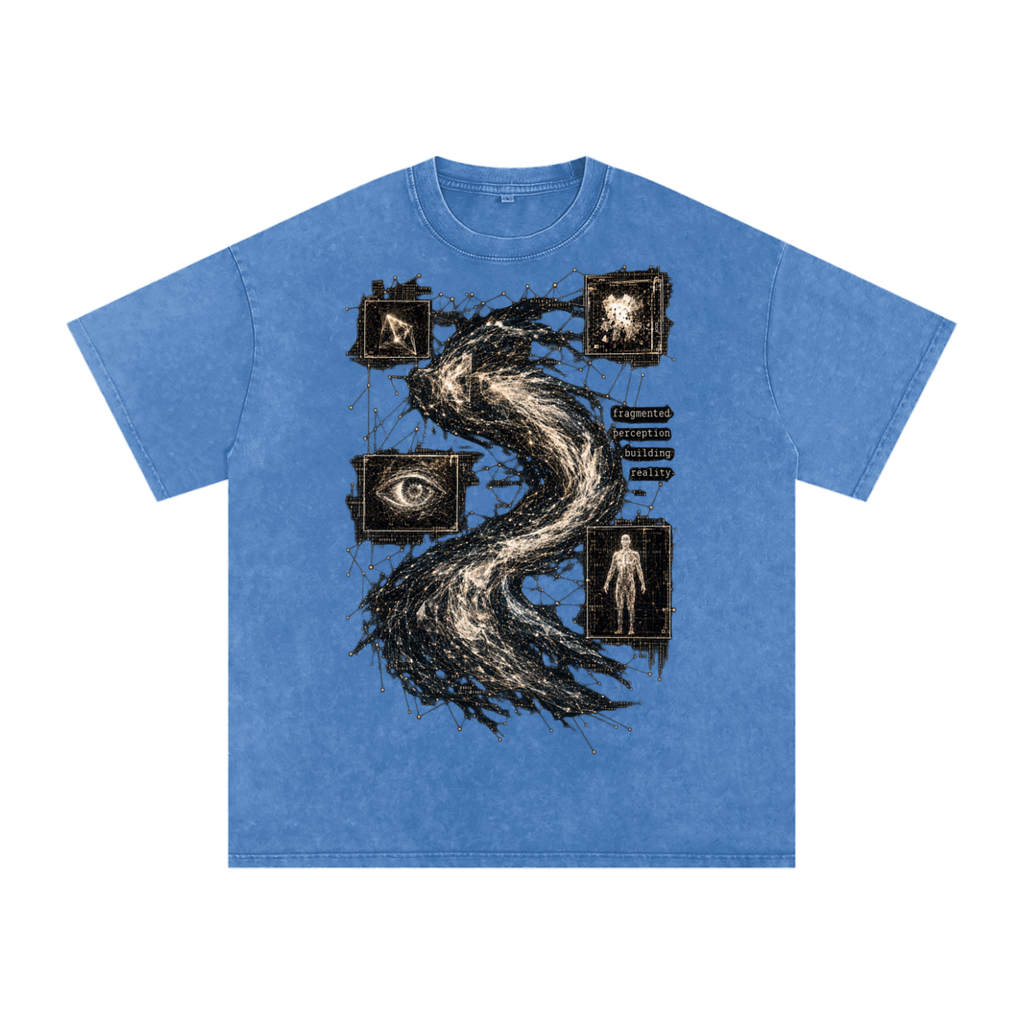 Fragments Become Whole luxury washed cotton streetwear T-shirt, alternate color and garment view 17