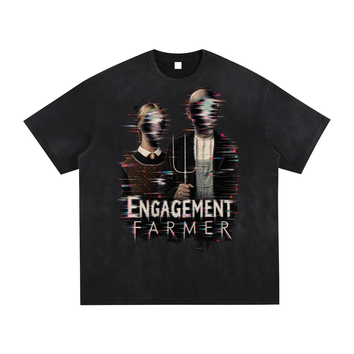 Vintage Washed Hand-Frayed T-Shirt
