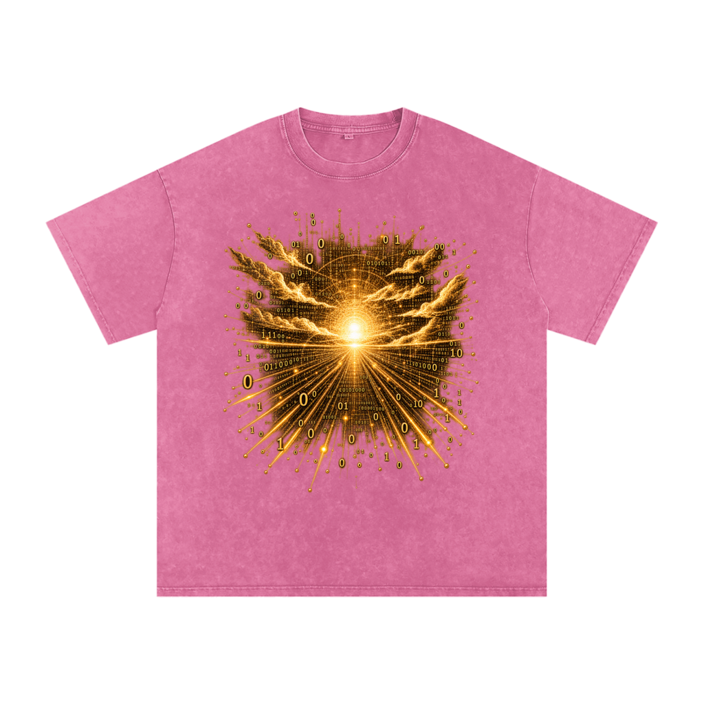 Time Is a Thread luxury washed cotton streetwear T-shirt, alternate color and garment view 15