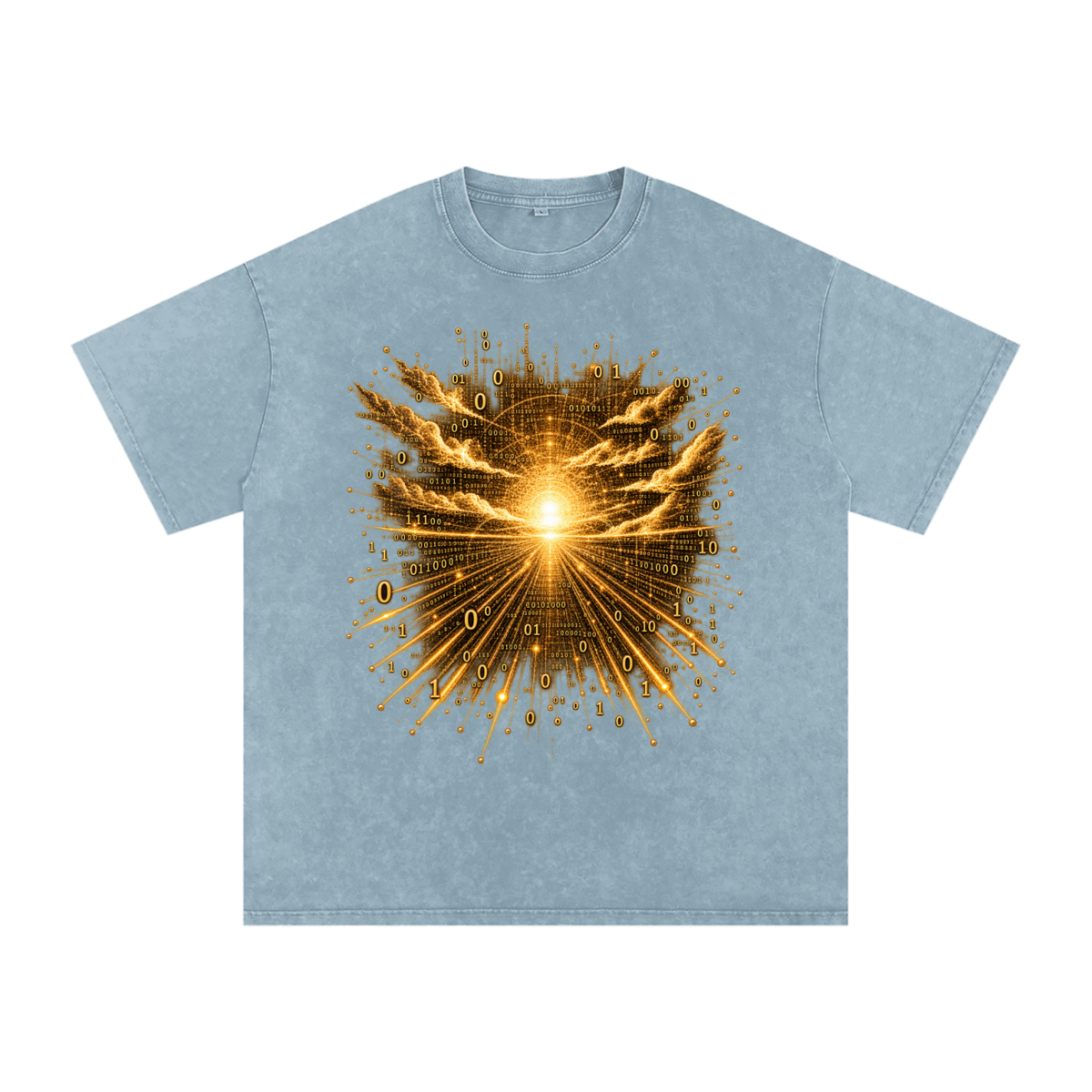 Time Is a Thread luxury washed cotton streetwear T-shirt, alternate color and garment view 21